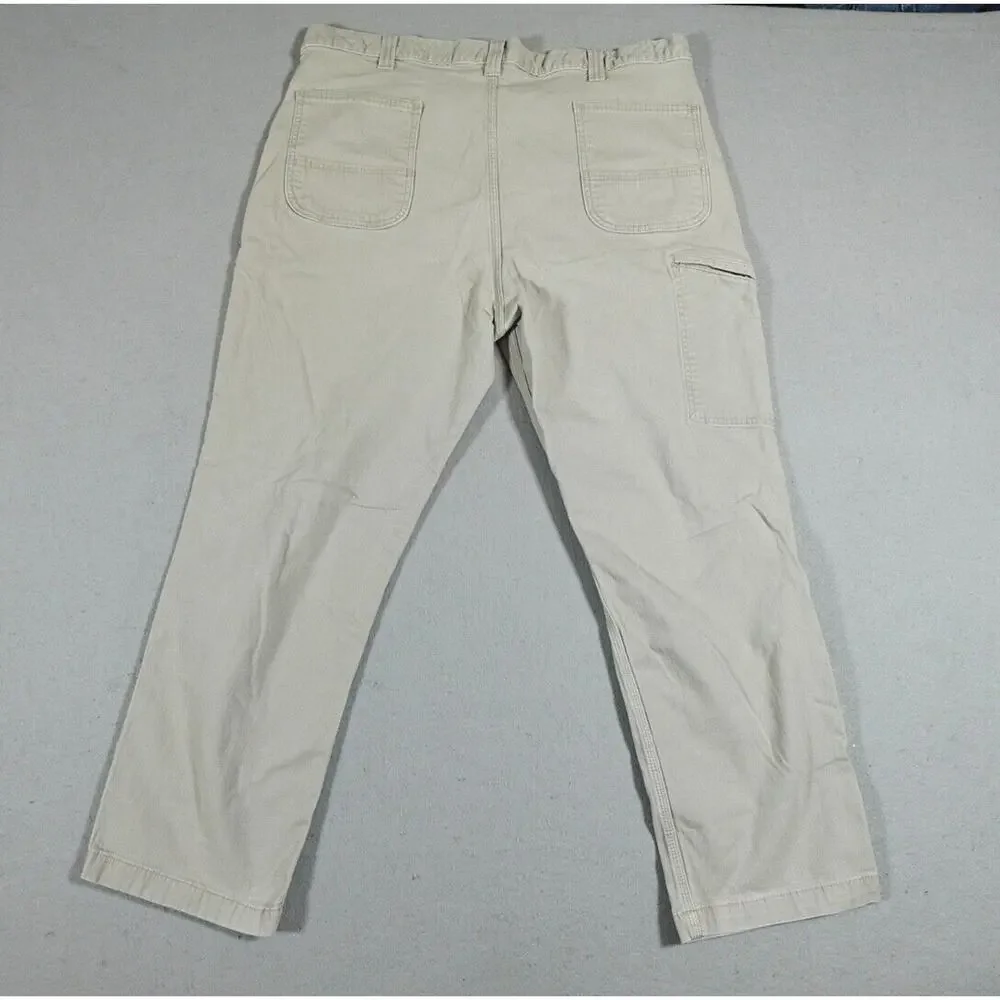 Carhartt Work Pants Size 40x28Gray Relaxed Fit Outdoor side Pocket‎ Tag 42x30